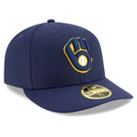 Milwaukee Brewers Low Profile New Era 59FIFTY Fitted - Navy Blue