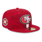 San Francisco 49ers 2024 Sideline New Era 59FIFTY Fitted Hat - Scarlet