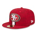 San Francisco 49ers 2024 Sideline New Era 59FIFTY Fitted Hat - Scarlet