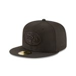 San Francisco 49ers ‘Black Out’ New Era 59FIFTY Fitted Hat