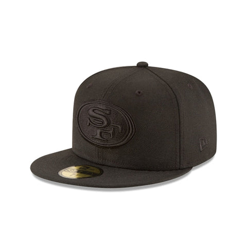 San Francisco 49ers ‘Black Out’ New Era 59FIFTY Fitted Hat