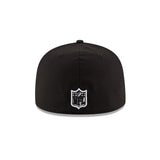 San Francisco 49ers Black/White New Era 59FIFTY Fitted Hat