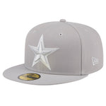 Dallas Cowboys Tonal Color Pack New Era 59FIFTY Fitted Hat - Gray/Gray