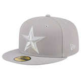 Dallas Cowboys Tonal Color Pack New Era 59FIFTY Fitted Hat - Gray/Gray