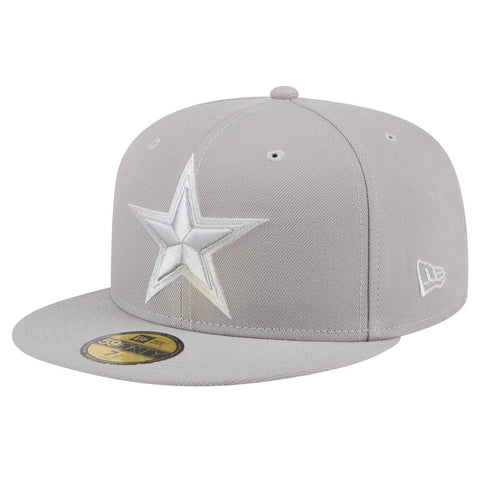 Dallas Cowboys Tonal Color Pack New Era 59FIFTY Fitted Hat - Gray/Gray