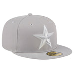 Dallas Cowboys Tonal Color Pack New Era 59FIFTY Fitted Hat - Gray/Gray