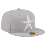 Dallas Cowboys Tonal Color Pack New Era 59FIFTY Fitted Hat - Gray/Gray