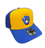 Milwaukee Brewers 9FORTY New Era A-Frame Adjustable SnapBack