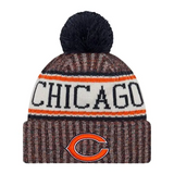 Chicago Bears New Era Sport On-Field Sideline Cuffed Knit Pom Beanie