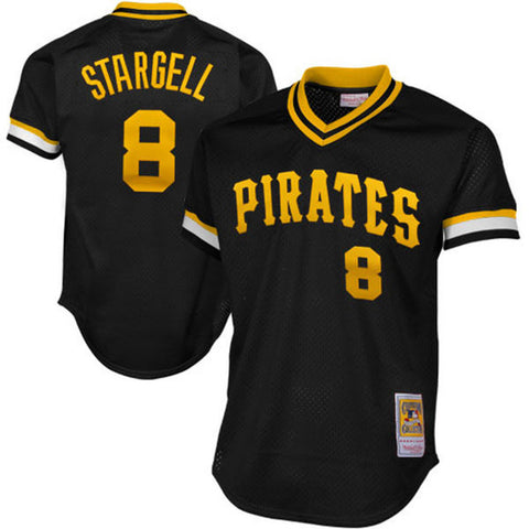 Willie Stargell Pittsburgh Pirates 1982 Mitchell & Ness Cooperstown Collection Pull Over Jersey