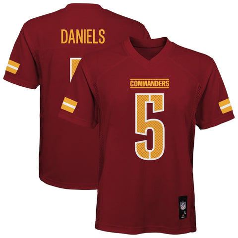 Jayden Daniels Washington Commanders Team Apparel Youth Player Jersey - Burgundy