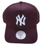 New York Yankees Dark Purple Pro-Pinch Fit Mitchell & Ness Snapback