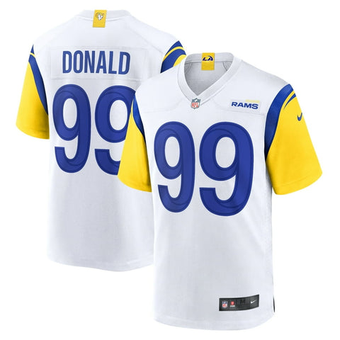 Aaron Donald Los Angeles Rams Official Nike White Alternate Game Day Jersey