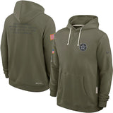 Dallas Cowboys Official On-Field Salute to Service Club Fleece Dri-Fit Pullover Hoodie