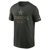 Dallas Cowboys 2025 Salute To Service Performance The Nike Tee Dri-FIT