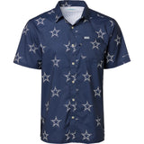 Dallas Cowboys Official Columbia Super Slack Tide Star Button-Up Shirt