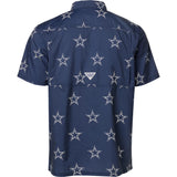 Dallas Cowboys Official Columbia Super Slack Tide Star Button-Up Shirt