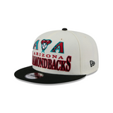 Arizona Diamondbacks Chrome Archive Multi-Logo New Era 9FIFTY Snapback Hat Cap