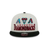 Arizona Diamondbacks Chrome Archive Multi-Logo New Era 9FIFTY Snapback Hat Cap