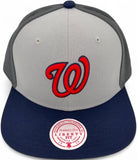Washington Nationals Triple Play Liberty Mitchell & Ness SnapBack Hat
