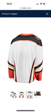 Anaheim Ducks White Away Fanatics Breakaway Hockey Jersey