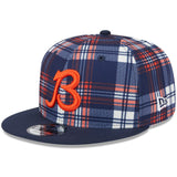 Chicago Bears Official Statement Plaid “B” New Era 9FIFTY Snapback Hat