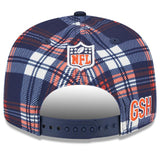Chicago Bears Official Statement Plaid “B” New Era 9FIFTY Snapback Hat