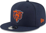 Chicago Bears Official New Era 9FIFTY Logo SnapBack Hat - Navy