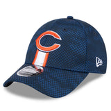 Chicago Bears Official Sideline New Era 9FORTY Stretch Snap Hat - Navy