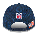 Chicago Bears Official Sideline New Era 9FORTY Stretch Snap Hat - Navy