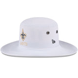 New Orleans Saints Official 2024 Camp Panama Bucket Hat - White