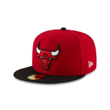 Chicago Bulls Official Red/Black Two-Tone New Era 59FIFTY Fitted Hat