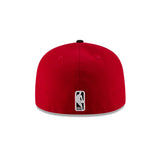 Chicago Bulls Official Red/Black Two-Tone New Era 59FIFTY Fitted Hat