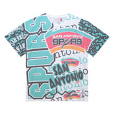 San Antonio Spurs Official Jumbotron 2.0 Mitchell & Ness T-Shirt