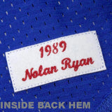 Nolan Ryan Texas Rangers 1989 Official Mitchell & Ness Cooperstown Collection Throwback Jersey