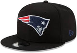 New England Patriots Official Classic Black New Era 9FIFTY Snapback Hat