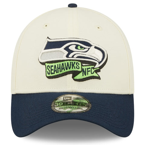 Seattle Seahawks New Era 39THIRTY ON Field Sideline 2022 Flex Fit Hat