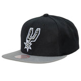 San Antonio Spurs Official Two Tone Mitchell & Ness SnapBack Hat