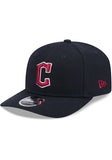 Cleveland Guardians Official Navy New Era 9SEVENTY Stretch-Snapback Hat