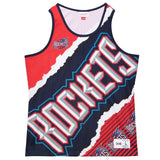Houston Rockets Official Jumbotron 2.0 Sublimated Mitchell & Ness Tank Top