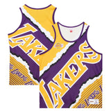 Los Angeles Lakers Official Jumbotron 2.0 Sublimated Mitchell & Ness Tank Top