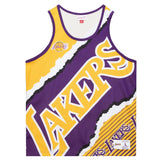 Los Angeles Lakers Official Jumbotron 2.0 Sublimated Mitchell & Ness Tank Top