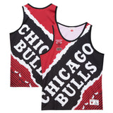 Chicago Bulls Official Jumbotron 2.0 Sublimated Mitchell & Ness Tank Top