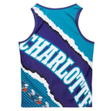 Charlotte Hornets Official Jumbotron 2.0 Sublimated  Mitchell & Ness Tank Top