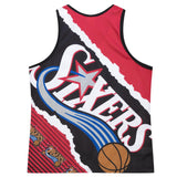 Philadelphia 76ers Official Jumbotron 2.0 Sublimated Mitchell & Ness Tank Top