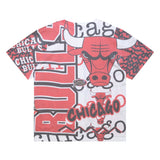 Chicago Bulls Official Jumbotron 2.0 Mitchell & Ness Sublimated T-Shirt