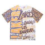 Los Angeles Lakers Official Jumbotron 2.0 Mitchell & Ness Sublimated T-Shirt