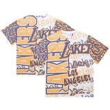 Los Angeles Lakers Official Jumbotron 2.0 Mitchell & Ness Sublimated T-Shirt