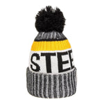 New Era NFL Pittsburgh Steelers Official Sport Knit Black Yellow Beanie