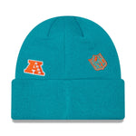 Miami Dolphins Aqua Identity Cuffed New Era Knit Hat
